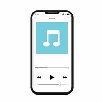 iPhoneで音楽,イメージ